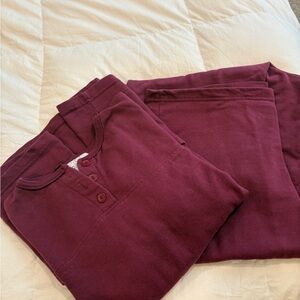 Burgundy Sweatsuit